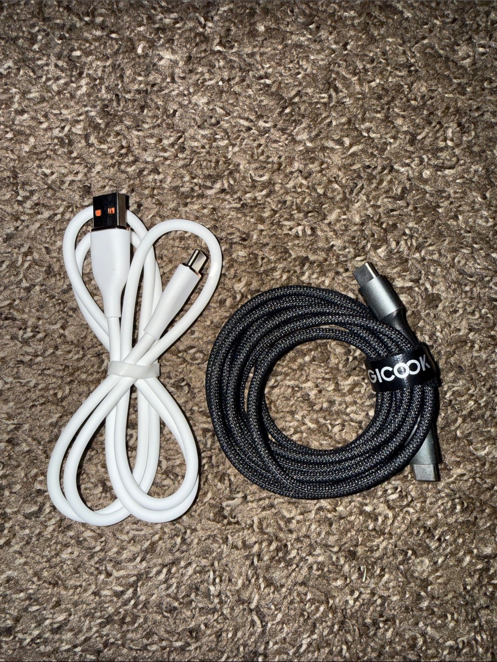 Braided USB-C to USB-A Cable — Black